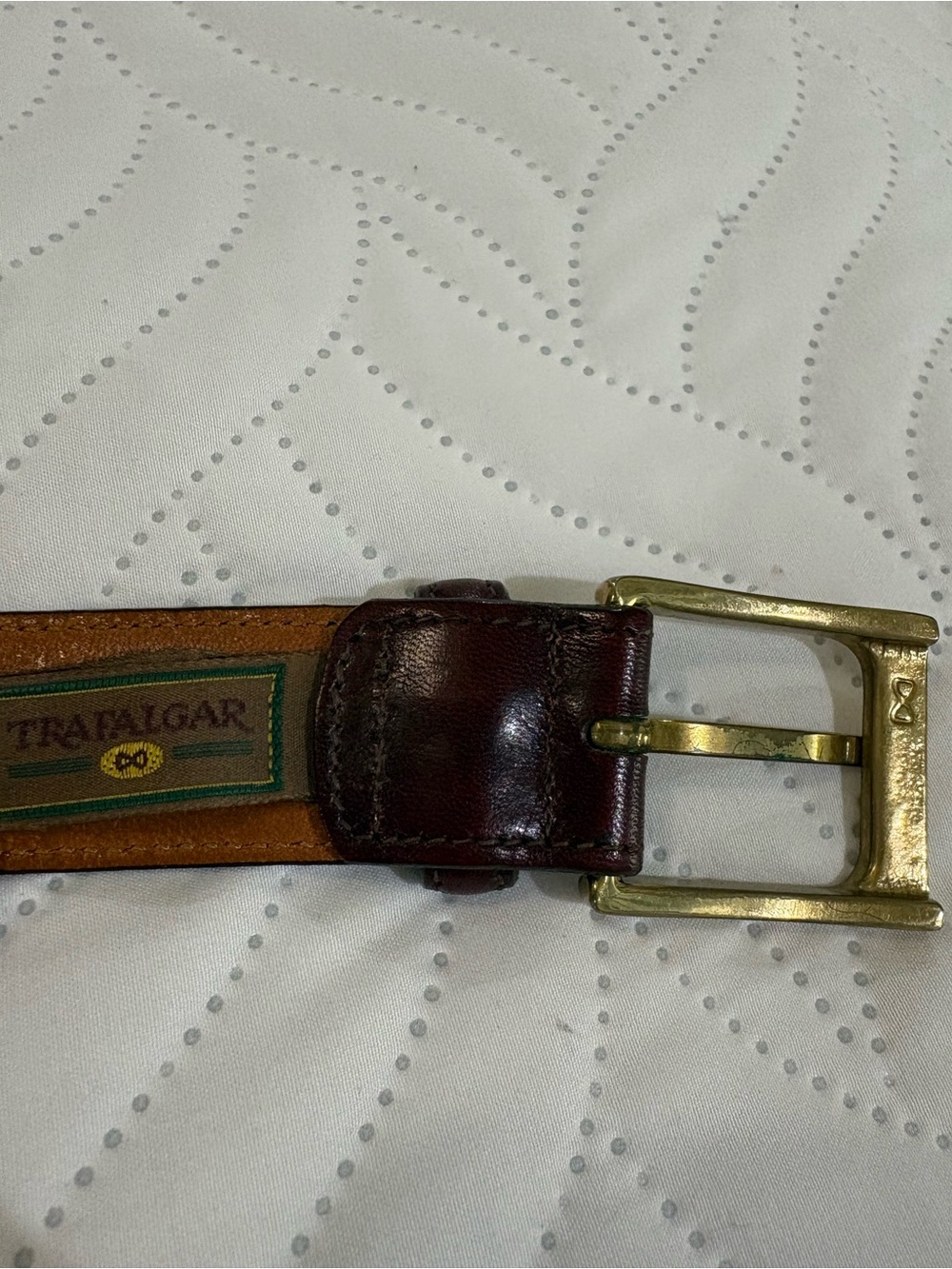 Trafalgar Classic 30mm Cortina Leather Belt Men’s 36 Made in USA